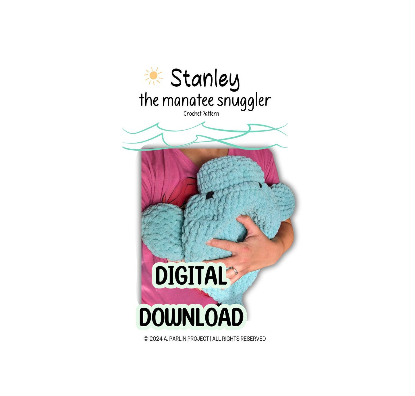 Stanley The Manatee | Crochet Pattern