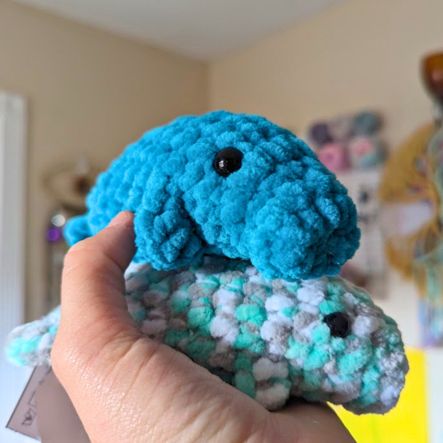 Moo Moo the baby Florida Manatee | No Sew Crochet Pattern
