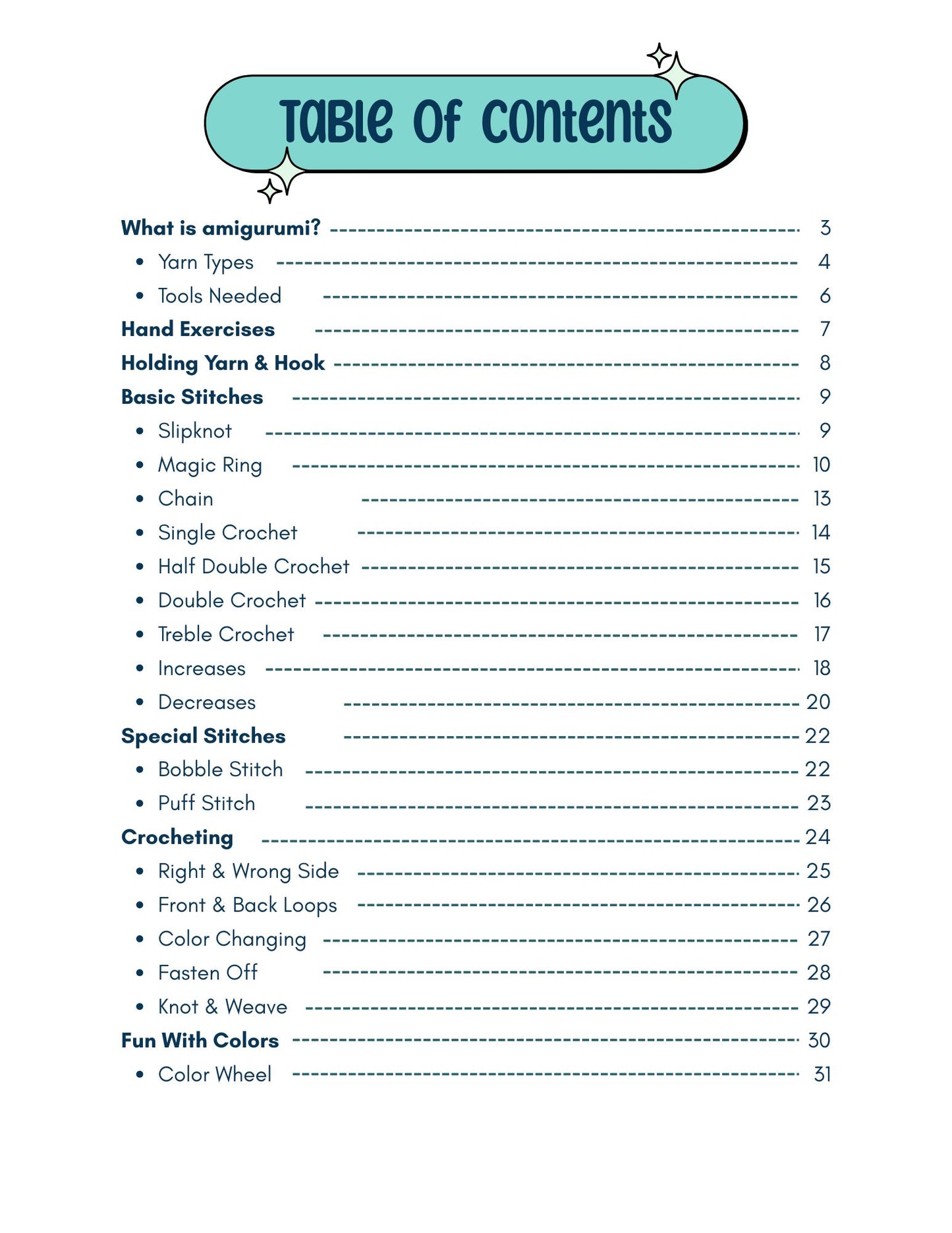 Crochet Basics eBook | Beginner Crochet Guide PDF