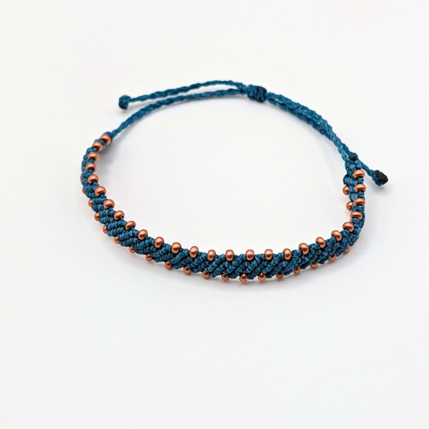 Boho Bracelet Green | Micro-Macrame Kit - Level 3