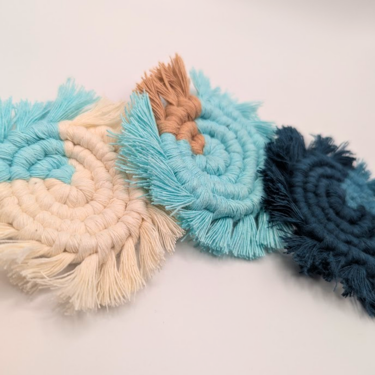 Macrame Car Coasters