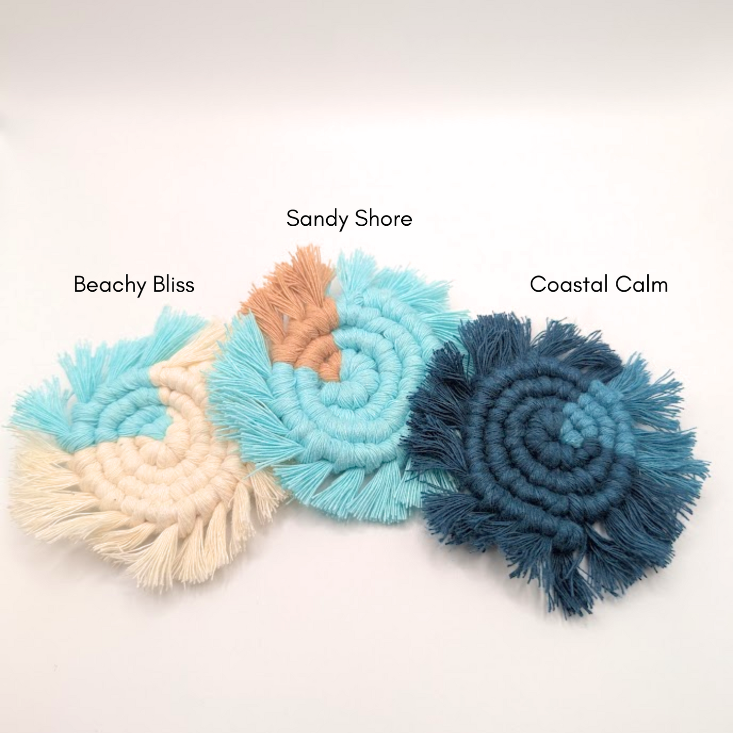 Macrame Car Coasters