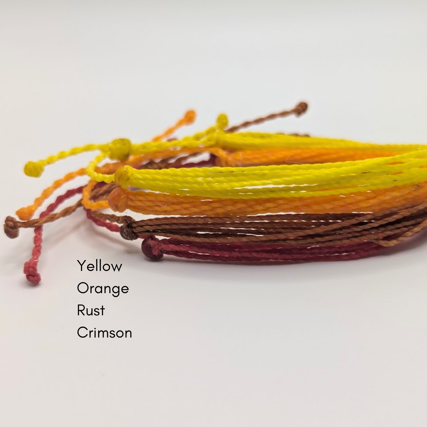 Solid Color String Bracelets