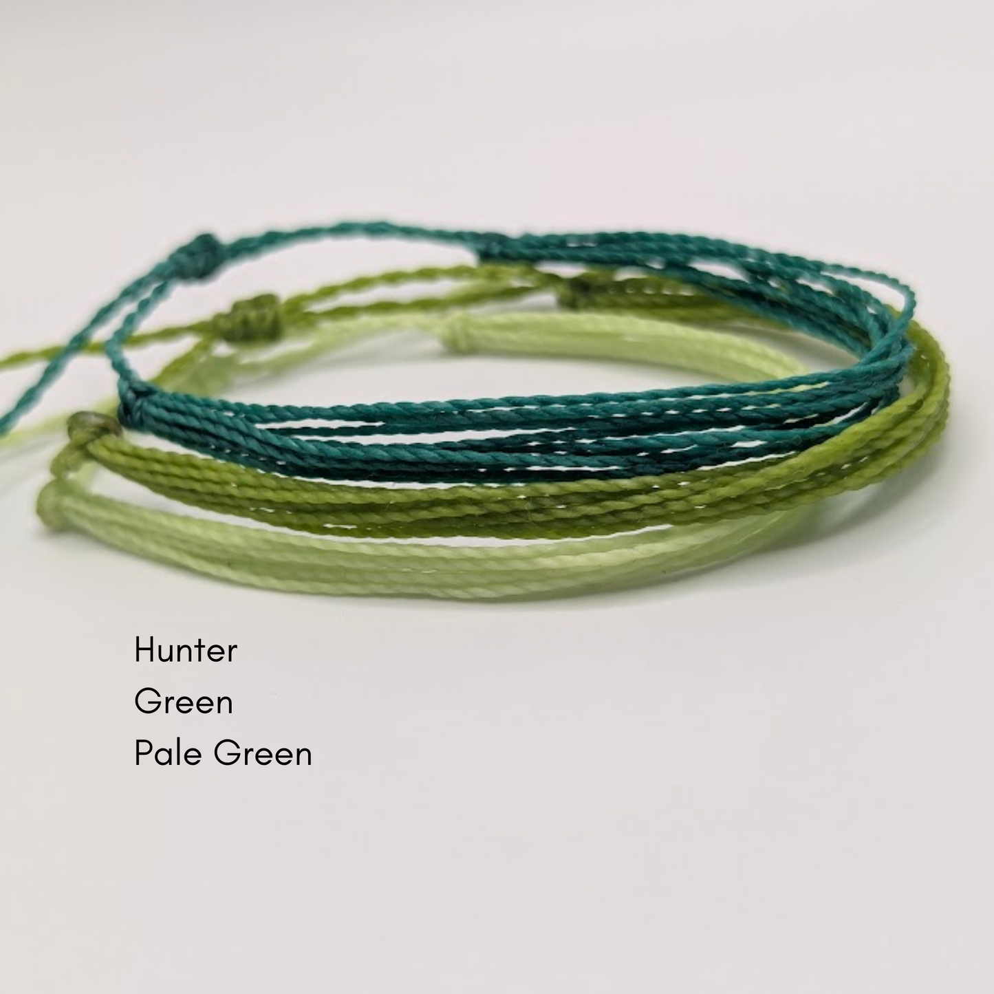 Solid Color String Bracelets