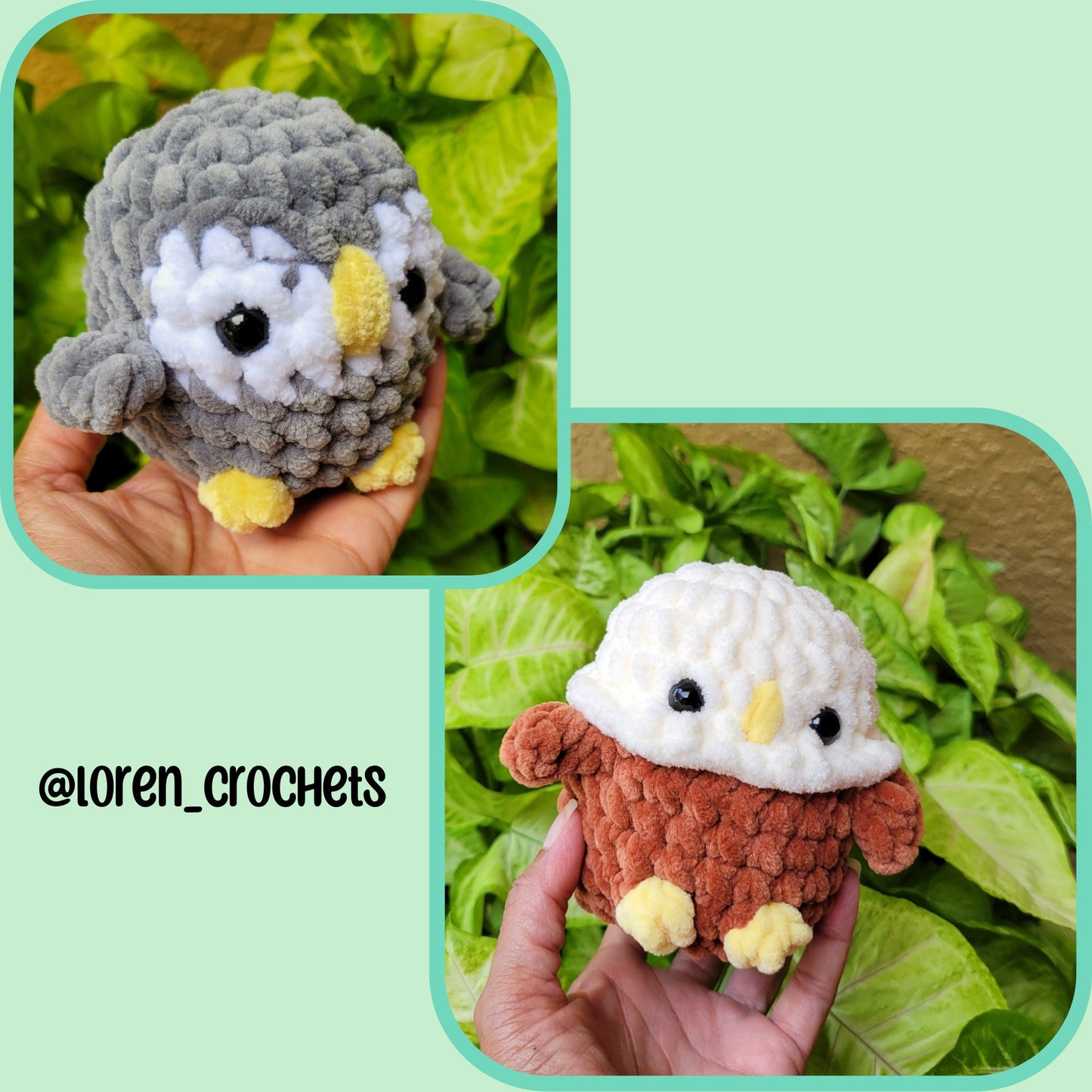 Penguin & Eagle | Crochet Pattern