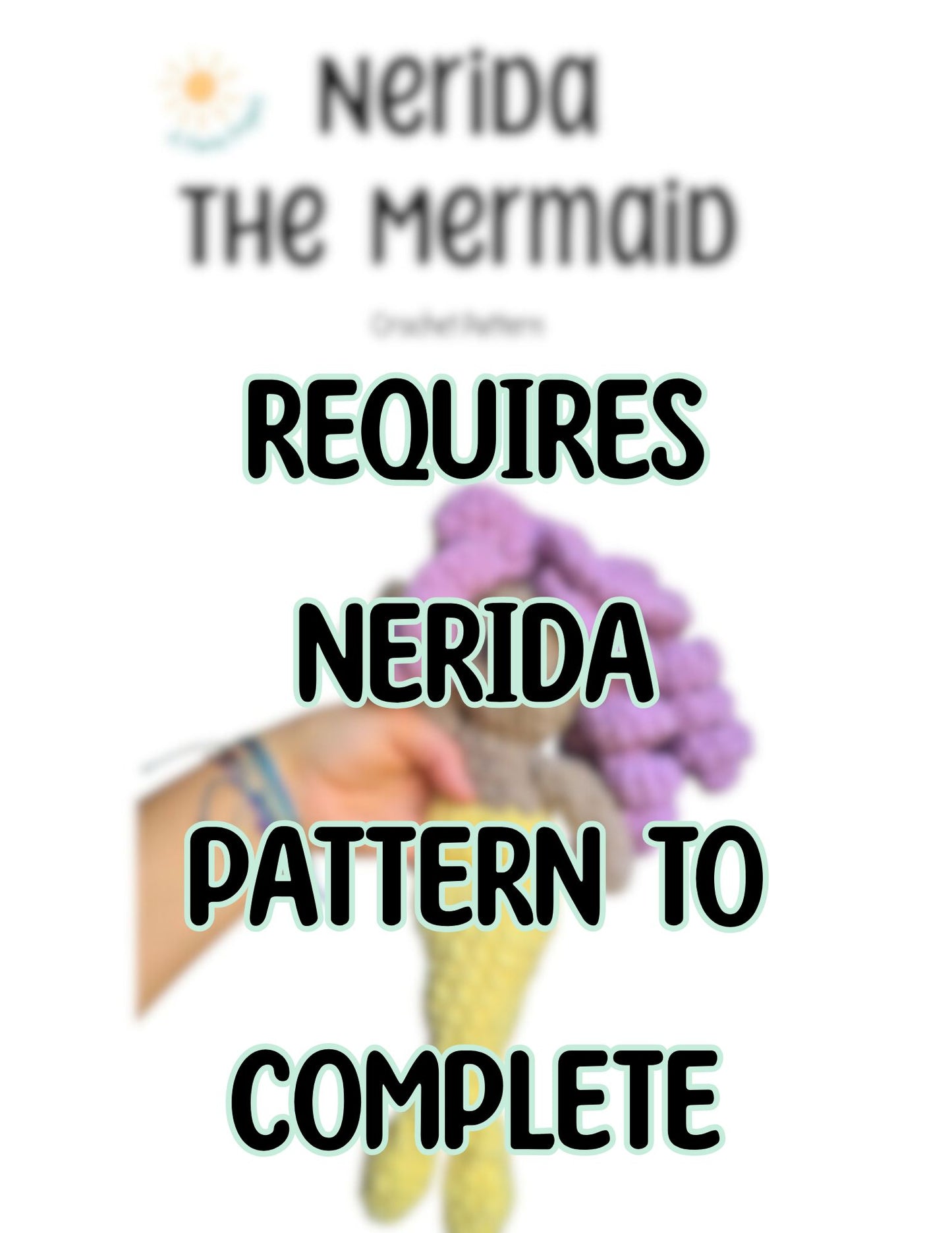 Nerida the Mermaid MODIFICATION | Crochet Pattern ADD ON