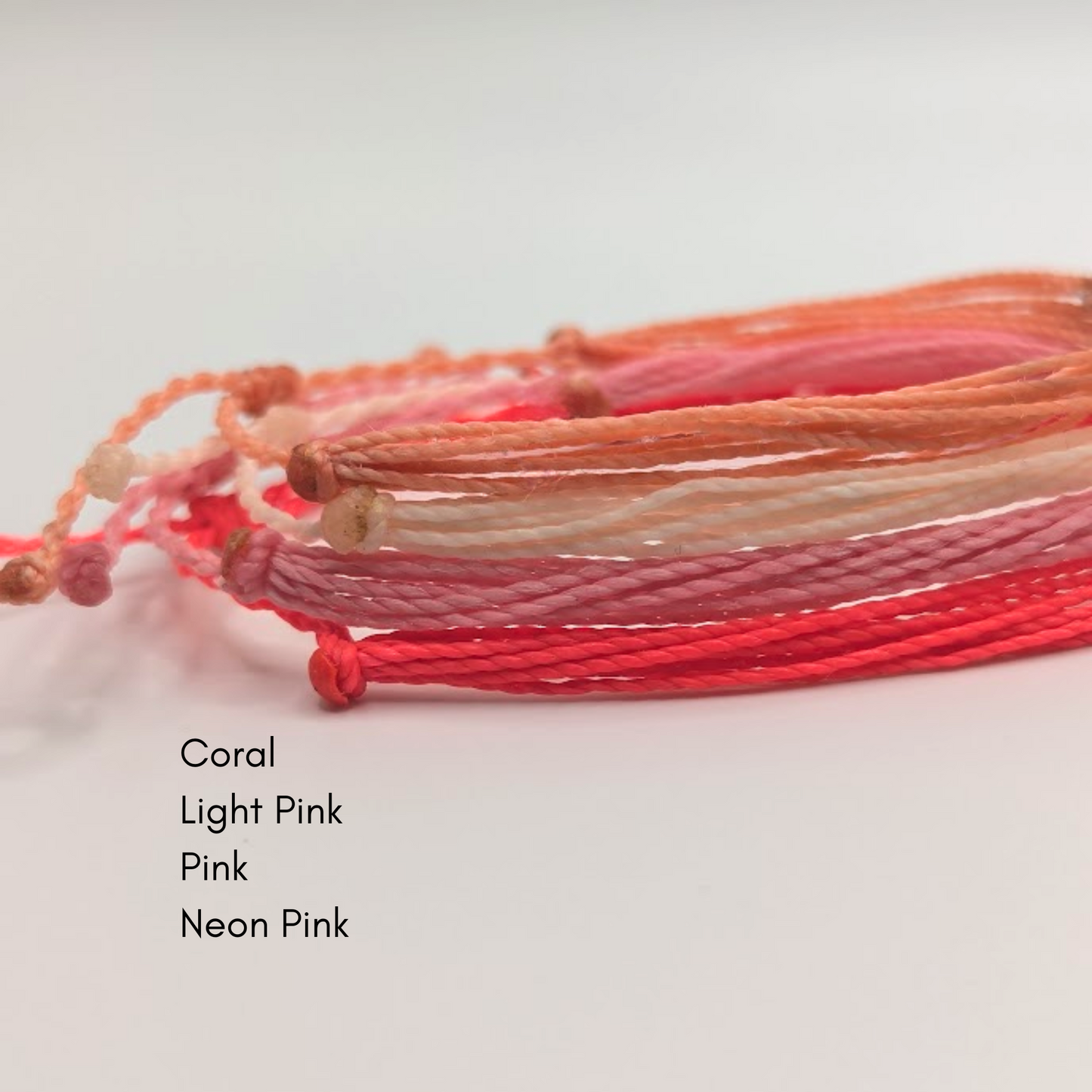 Solid Color String Bracelets