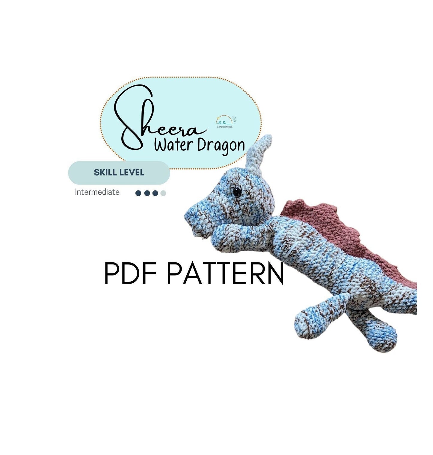 Sheera the Water Dragon | Crochet Pattern