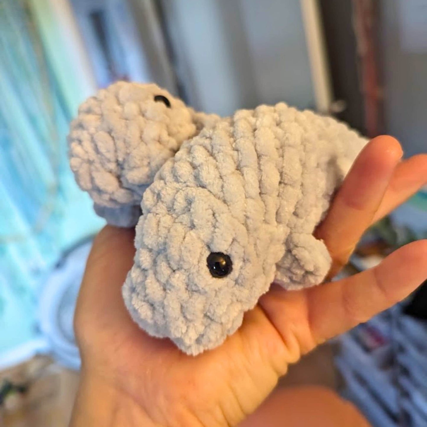 Moo Moo the baby Florida Manatee | No Sew Crochet Pattern
