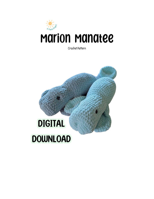 Marion The Manatee | Crochet Pattern
