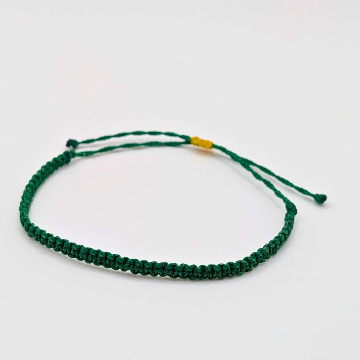 Green Bay Packers Football Cord Macrame String Bracelet Set