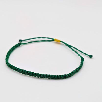 Green Bay Packers Football Cord Macrame String Bracelet Set