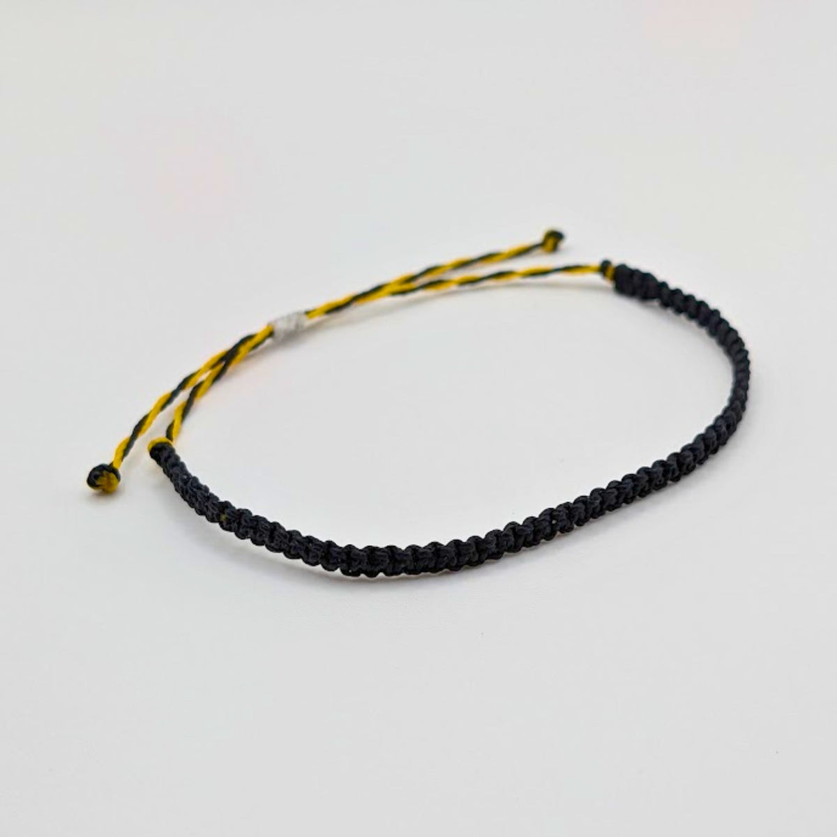 Pittsburgh Steelers Football Cord Macrame String Bracelet Set