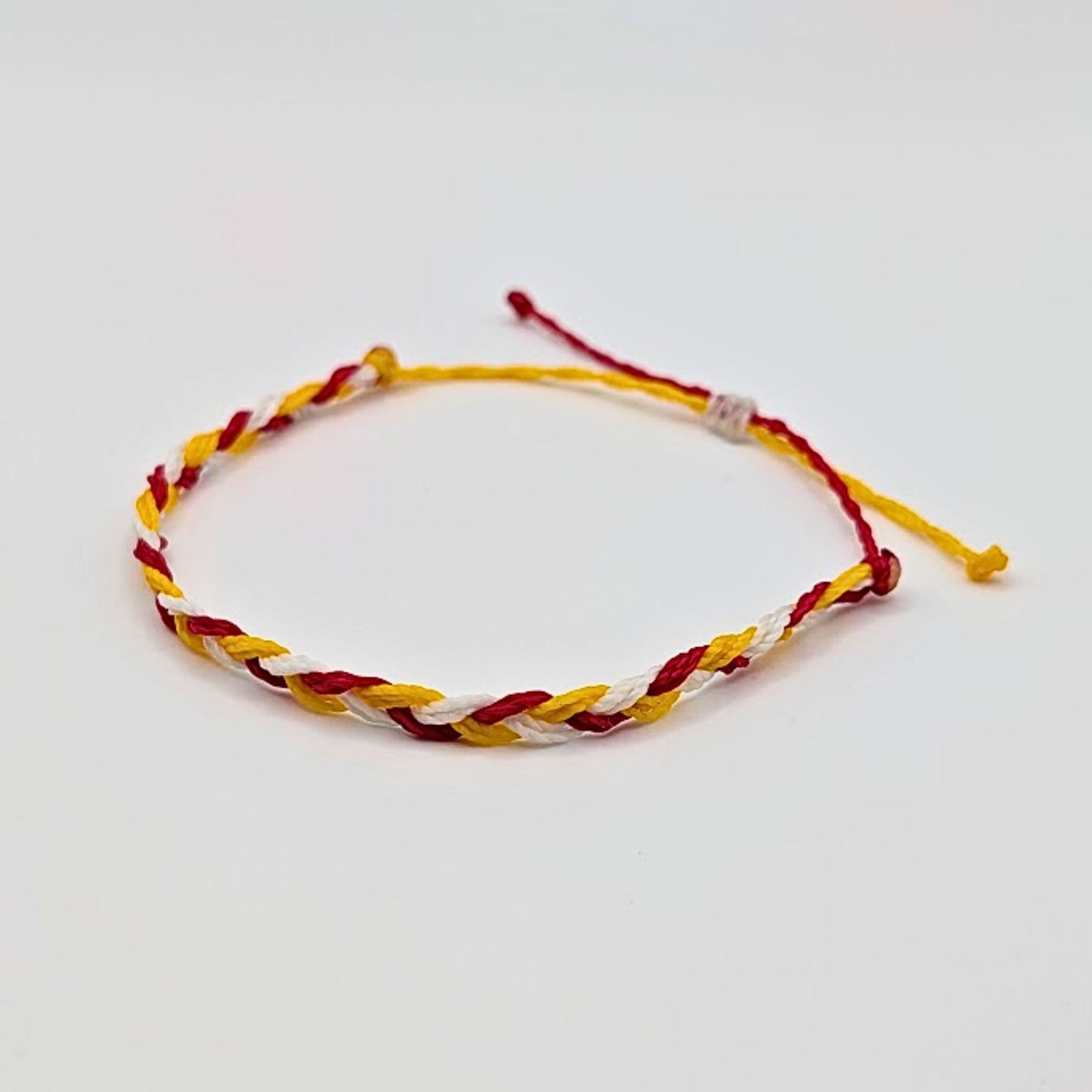 Kansas City Chiefs Football Cord Macrame String Bracelet Set