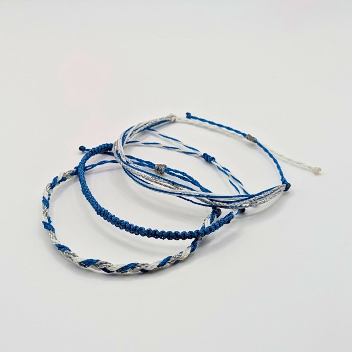 Dallas Cowboys Football Cord Macrame String Bracelet Set