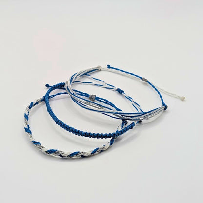 Dallas Cowboys Football Cord Macrame String Bracelet Set