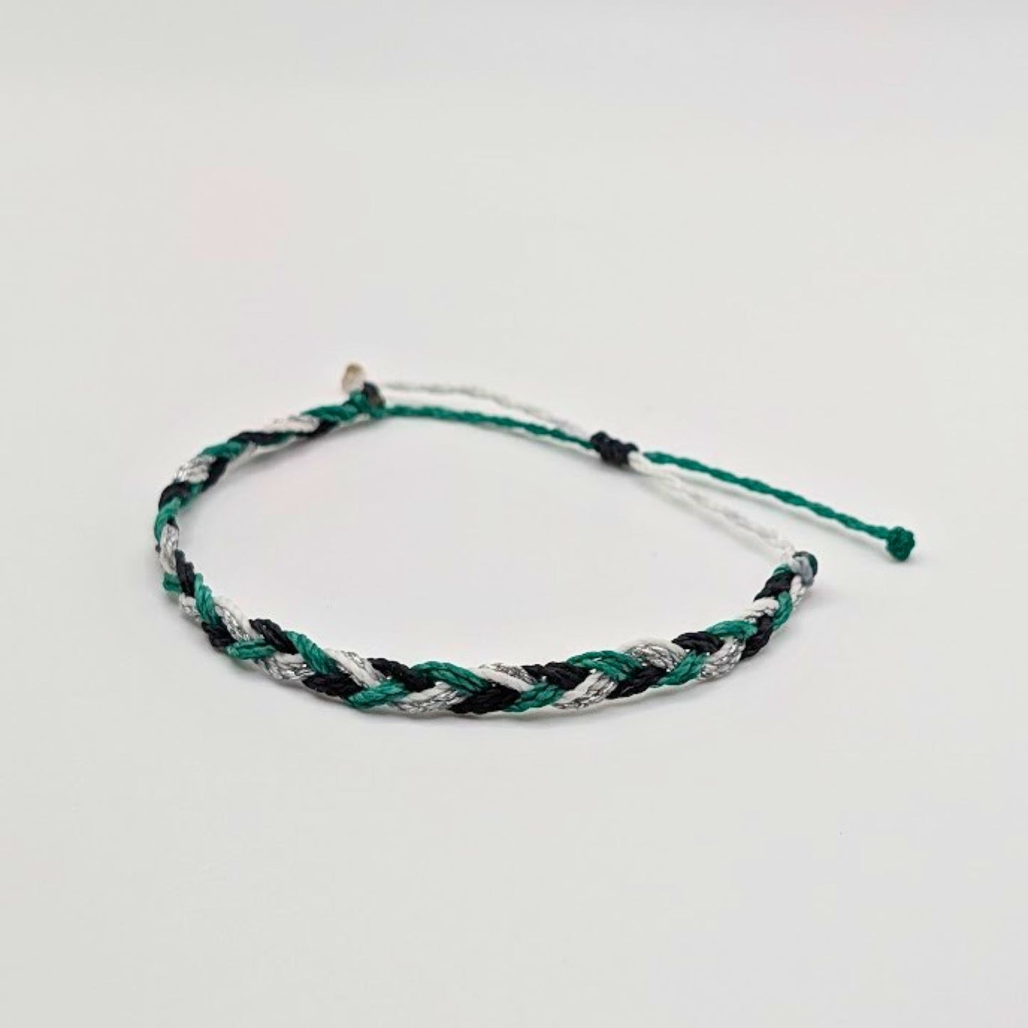 Philadelphia Eagles Football Cord Macrame String Bracelet Set