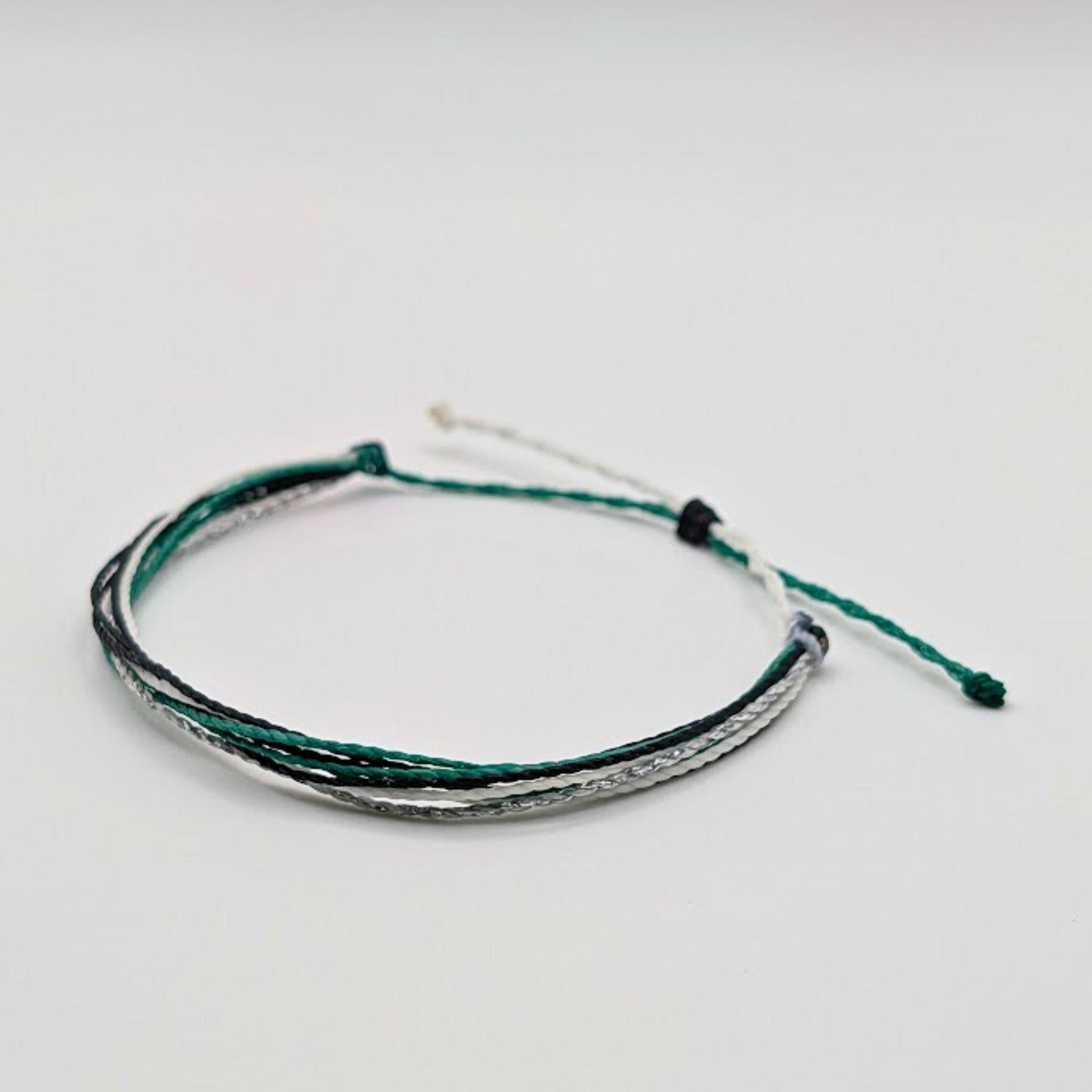 Philadelphia Eagles Football Cord Macrame String Bracelet Set