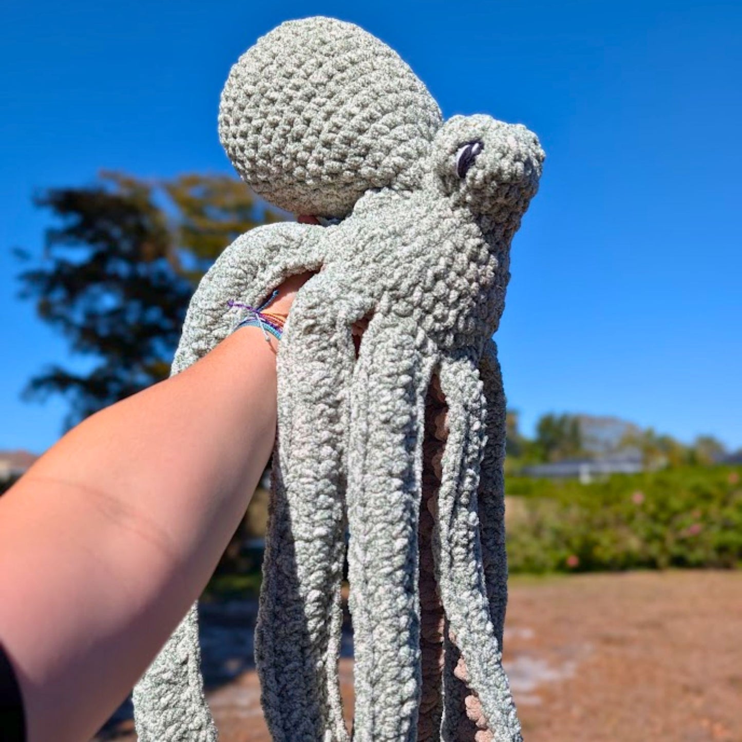 Large Anchor | Octopus Plushie Green