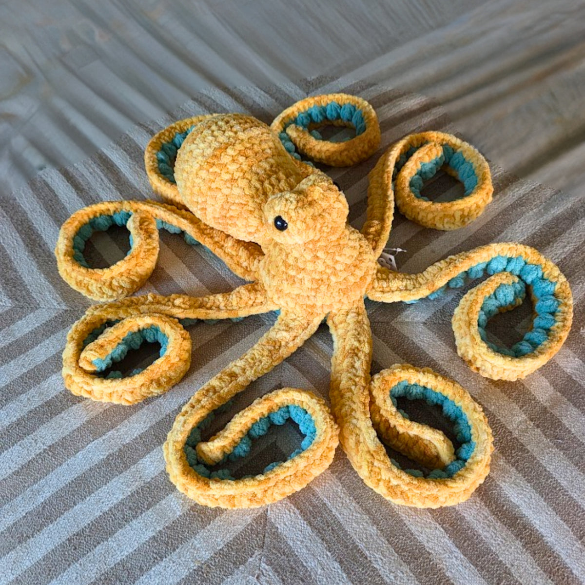 Large Anchor | Octopus Plushie Yellow