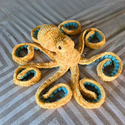 Large Anchor | Octopus Plushie Yellow