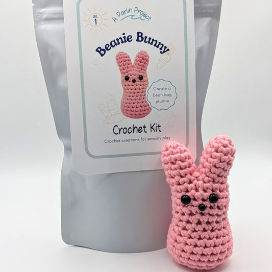 Beanie Bunny PINK | Crochet Kit - Level 1