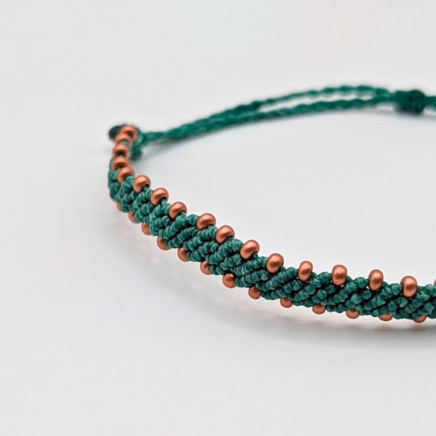 Boho Beaded Babe | Macrame Bracelet