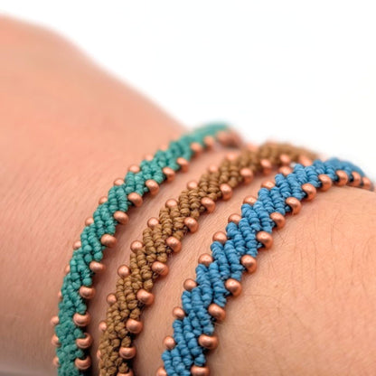 Boho Beaded Babe | Macrame Bracelet