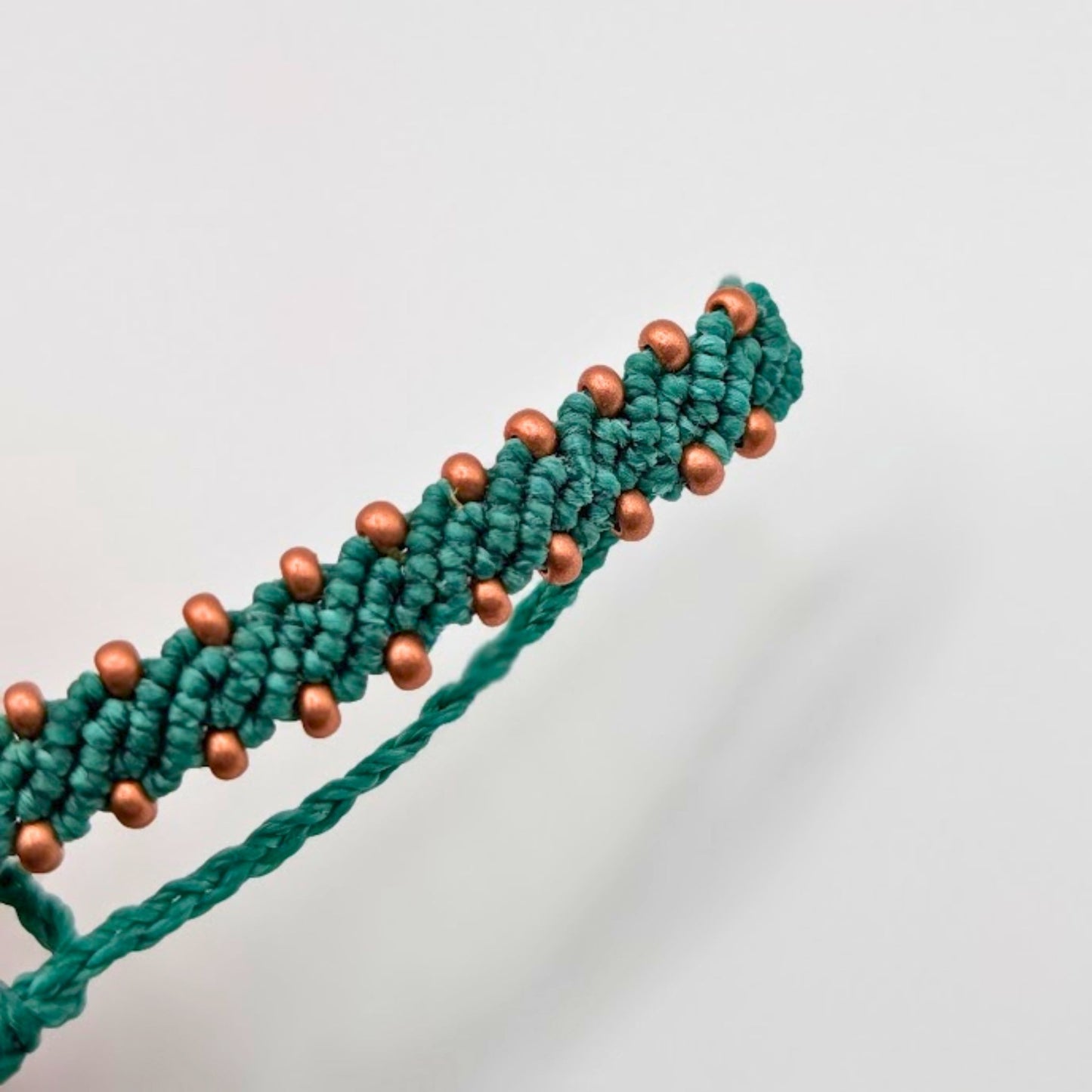 Boho Beaded Babe | Macrame Bracelet