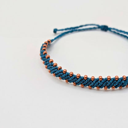Boho Beaded Babe | Macrame Bracelet