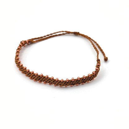 Boho Beaded Babe | Macrame Bracelet