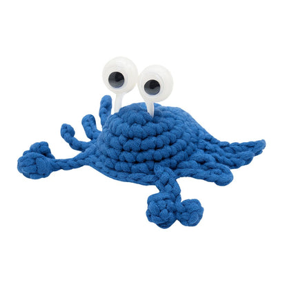 Crabby Chuckles (Blue) | Crochet Kit - Level 2