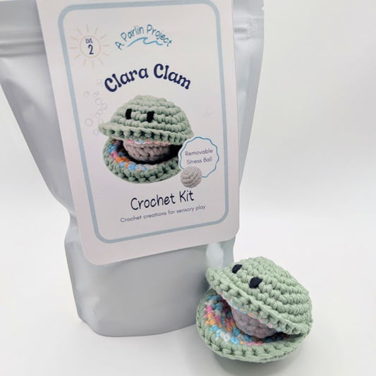 Clara Clam | Crochet Kit - Level 2