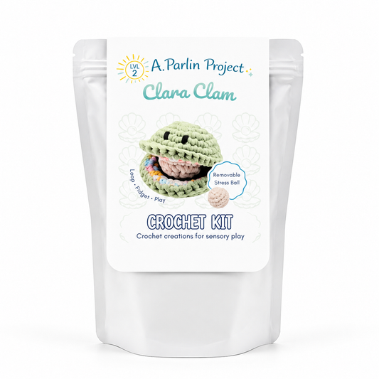 Clara Clam | Crochet Kit - Level 2