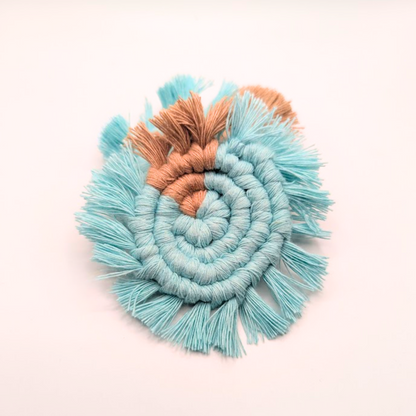 Macrame Car Coasters