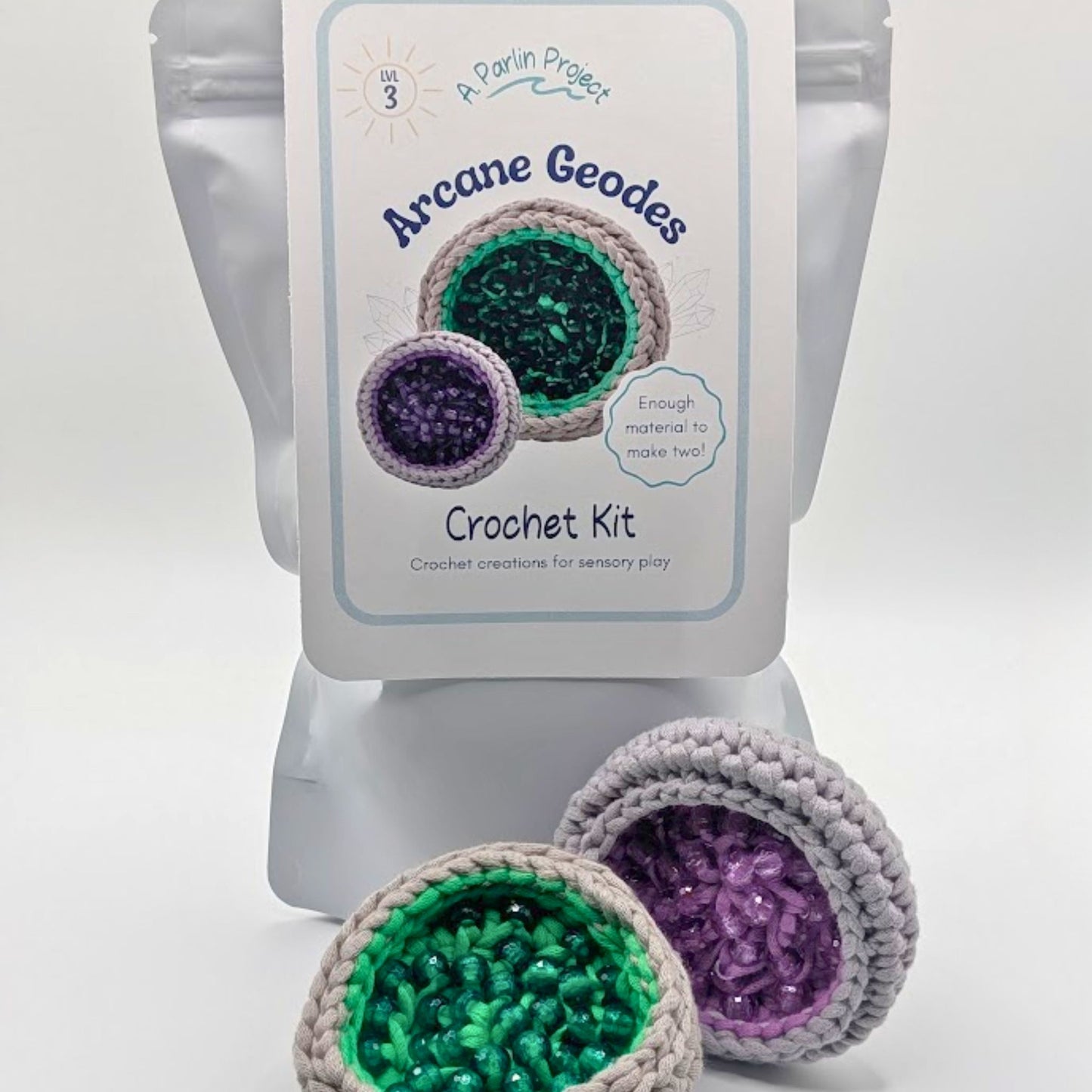 Arcane Geodes | Crochet Kit - Level 3
