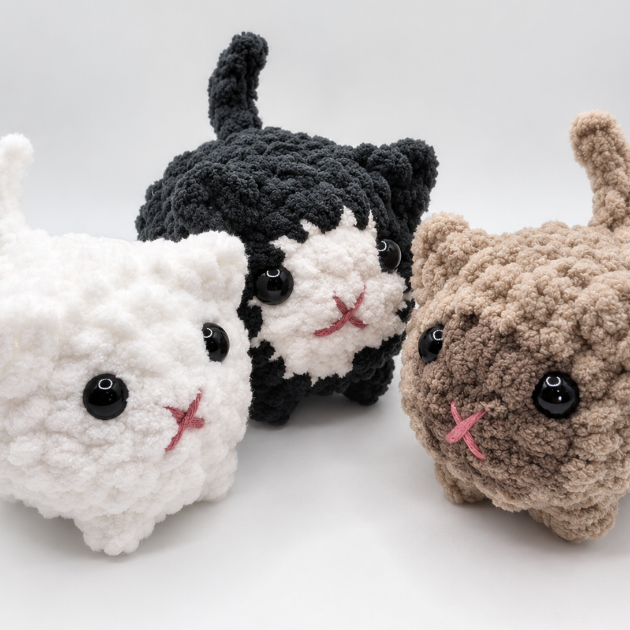Bitty Kitty Brown | Crochet Kit - Level 3