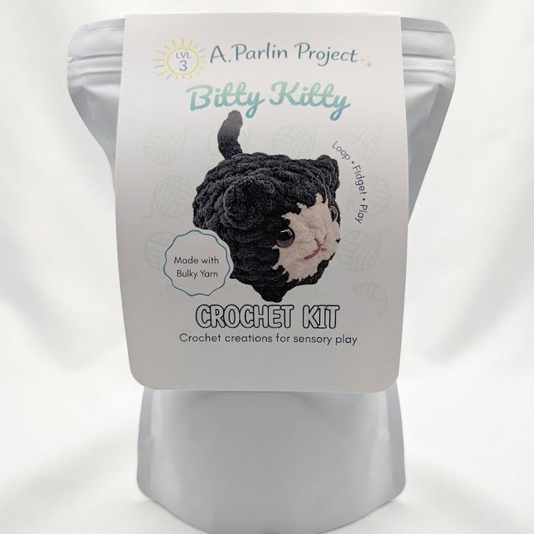 Bitty Kitty Tuxedo | Crochet Kit - Level 3