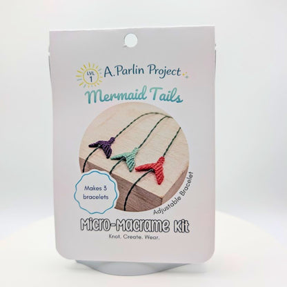 Mermaid Tails | Micro-Macrame Kit - Level 1