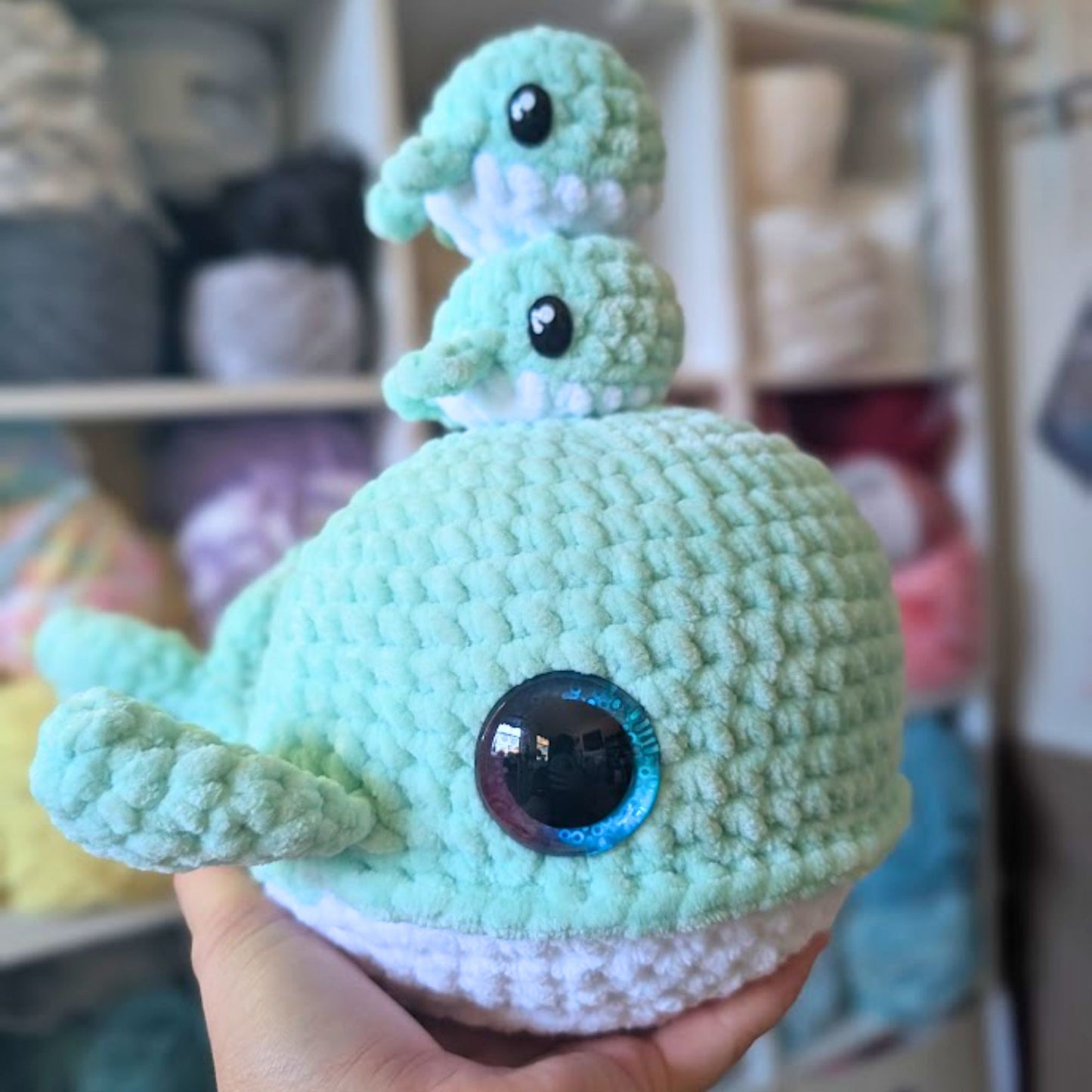 Whale Momma Mint | Interactive plushie