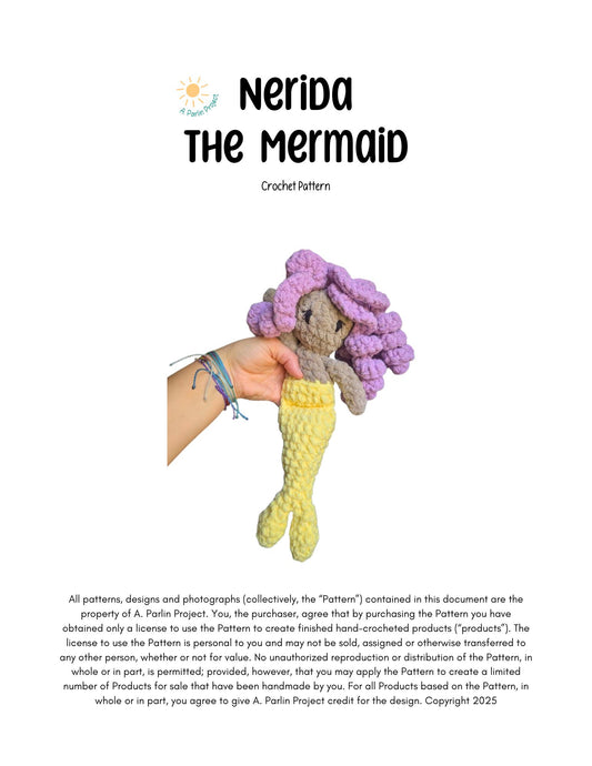 Nerida The Mermaid | Crochet Pattern