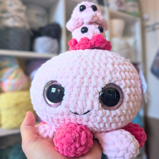 Octo Momma Pink | Interactive plushie
