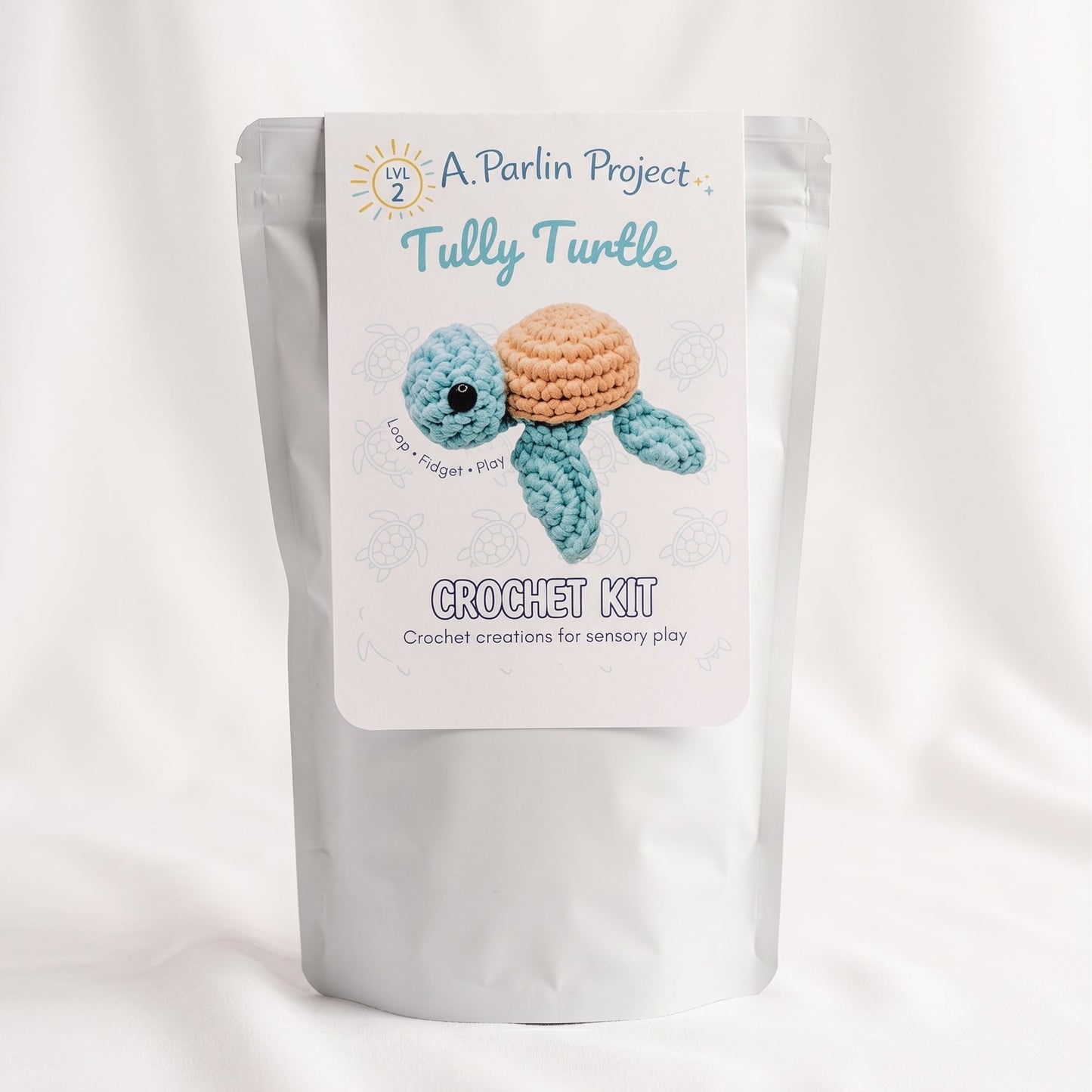 Tully Turtle | Crochet Kit - Level 2