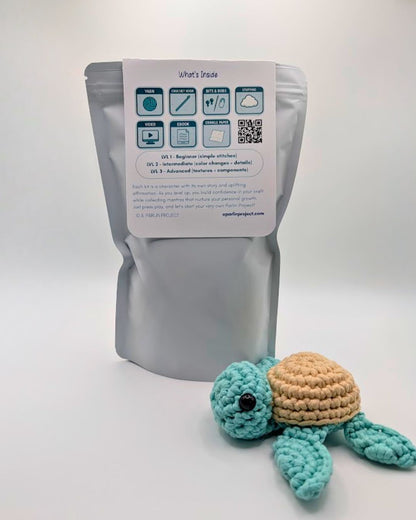 Tully Turtle | Crochet Kit - Level 2