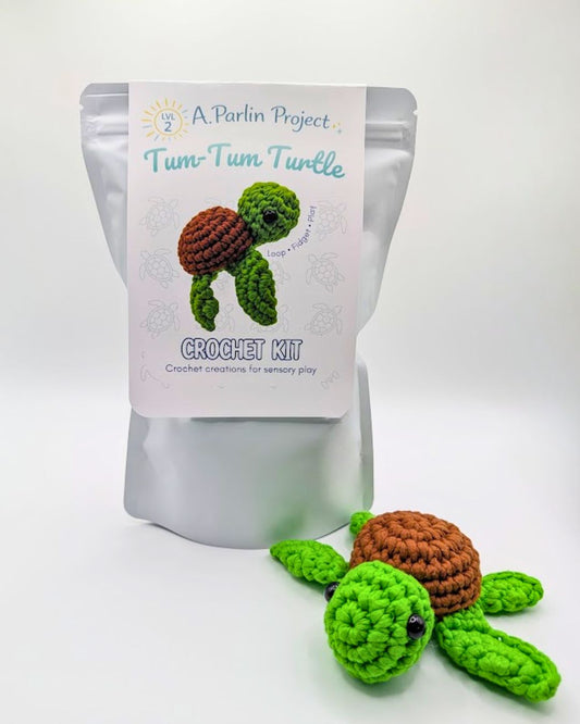 Tum-Tum Turtle | Crochet Kit - Level 2