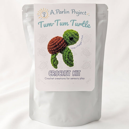 Tum-Tum Turtle | Crochet Kit - Level 2