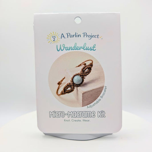 Wanderlust Brown | Micro-Macrame Kit - Level 2