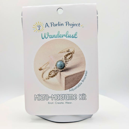 Wanderlust Cream | Micro-Macrame Kit - Level 2