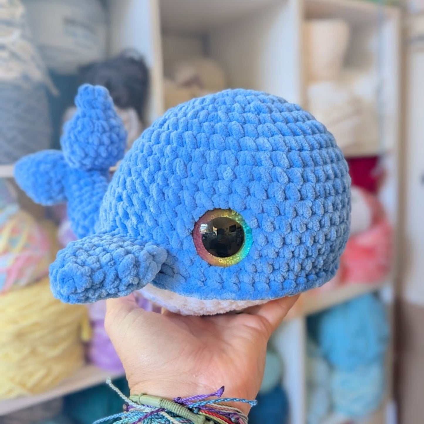 Whale Momma Blue | Interactive plushie