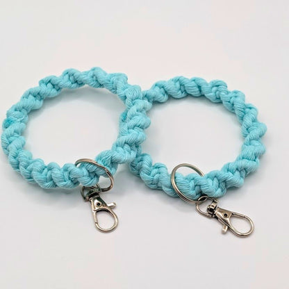 Boho Wristlet | Macrame Keyring